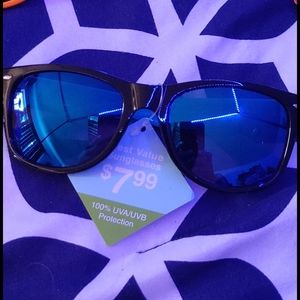 Neon colored sunglasses